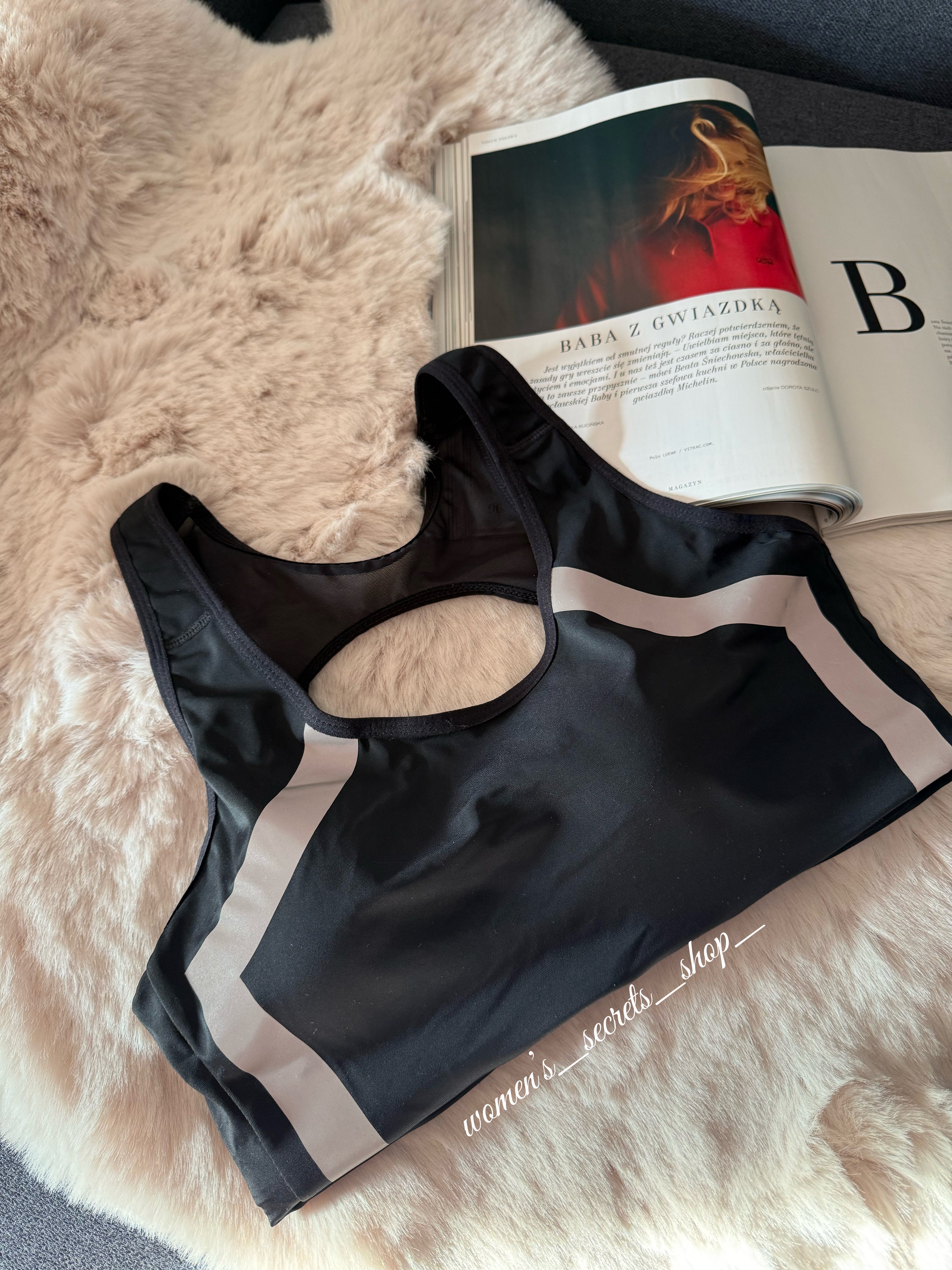 Sportowy top